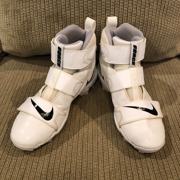 Nike Force FastFlex White Velcro Sports Cleat Size 6 - Picture 3 of 15